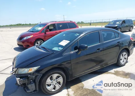 2013 Honda Civic Lx из США, поврежденный, VIN 2HGFB2F56DH592459